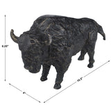 Bison Metal Wall Sculpture