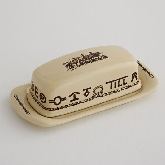 True West Butter Dish W/ Cover