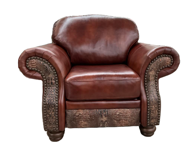 Rowan Chair With Pushback Recliner (Croc)