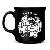 "CAT PERSON" MUG