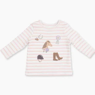 PRETTY EQUESTRIAN-LONG SLEEVE SHIRT-6/12M