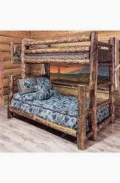 Old Fashion Bunk Bed, Twin over Full