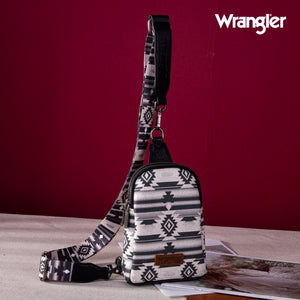 WG2205-210 Wrangler Print Crossbody Sling Chest Bag