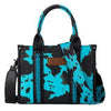 WG166-8120S Wrangler Sherpa Southwestern Print Small Canvas Tote/Crossbody