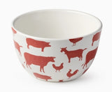 Vintage Farm Ice Cream Bowl 22oz
