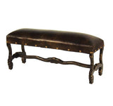 Croc Upholstered Regency Bench