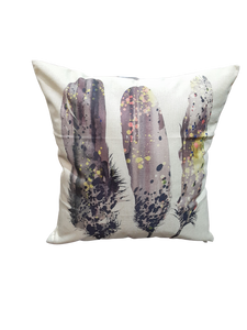 Three Abstract Feather *Limited Edition* Pillow Cover