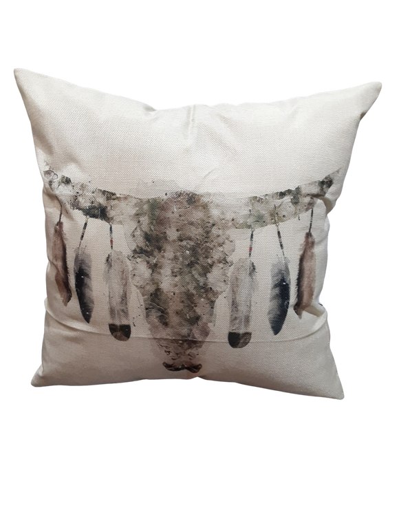 Skull & Feather *Limited Edition* Pillow Cover