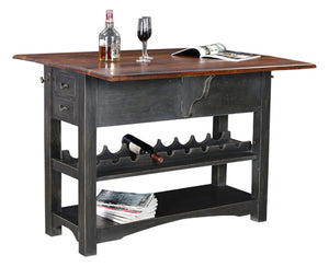 Esme Pub Table with Wine Rack