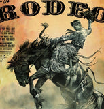 Official 2012 Deadwood Rodeo Poster Print w/Wooden Frame & Glass