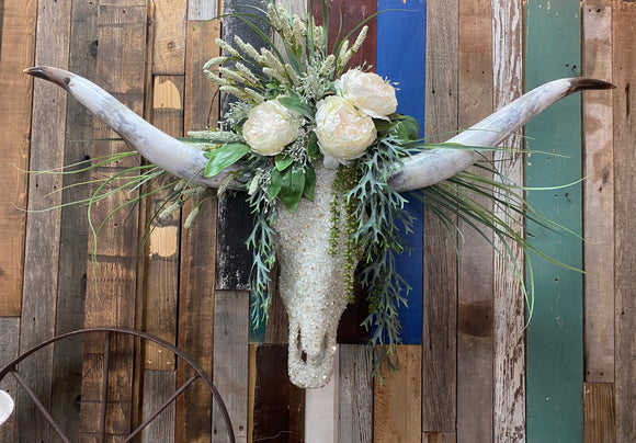 Longhorn Skull Floral Arrangement - II