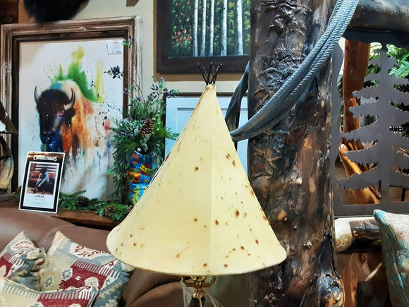 Sheepskin Teepee Lampshade