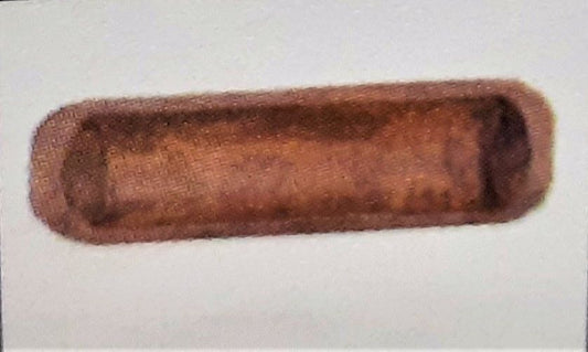 Wood Bowl, Color Finish, Shallow, New
