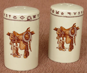 Boots and Saddle Salt & Pepper Set