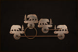 Assorted Metal Towel Bar Set