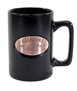 Copper Medallion Mug (Matte Black)