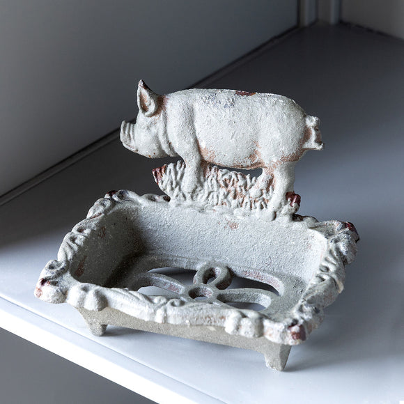 Cast Iron Pig Soap Dish