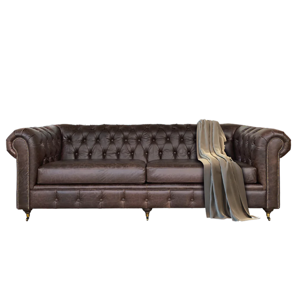 Chesterfield Tufted Loveseat (Customizable!)