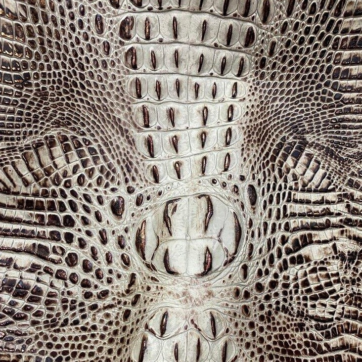 Crocodile Ivory Chocolate & Gold