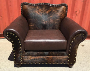 Cattleman Brindle/Blk Oak Chair