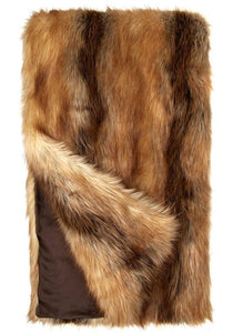 Luxury New Limited Edition Red Fox Throw