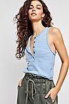 Vintage Textured Tank In Rain Song Ob1258459-5413