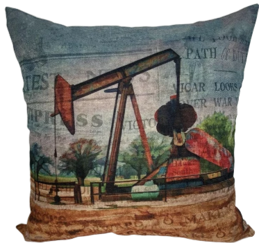 Oil Rig Pillow *Limited Edition*