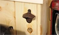 Mounted Iron Bottle Opener