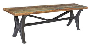 Crestone Cross Dining Bench