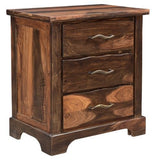 Riviera E Live Edge Nightstand 3 Drawer