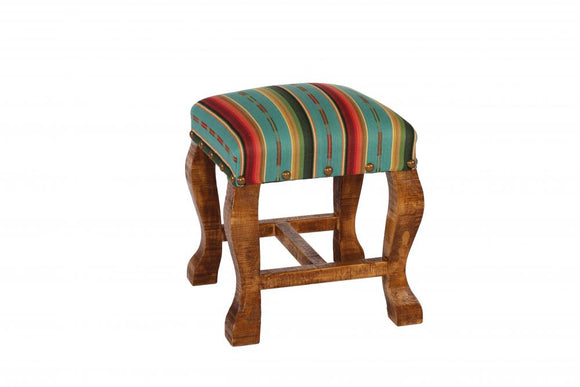 San Miguel Serape Ottoman