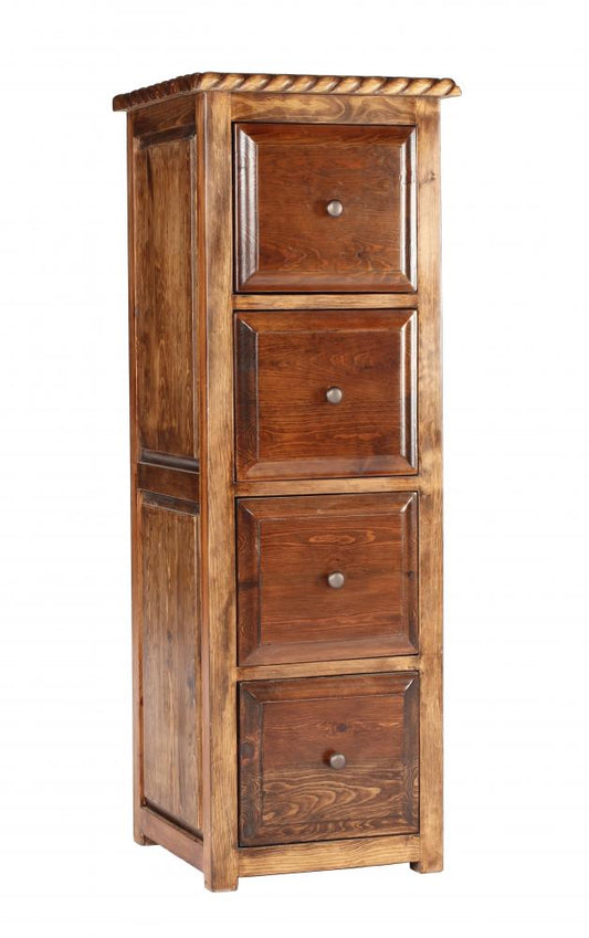 Four Drawer Rope Edge File Cabinet