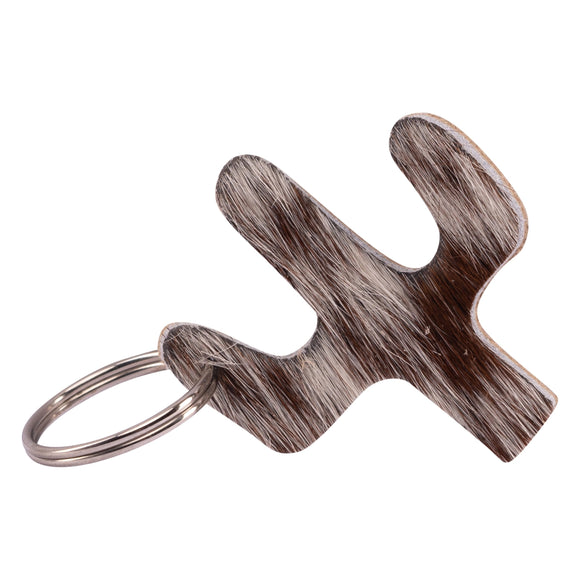 Cowhide Keychain