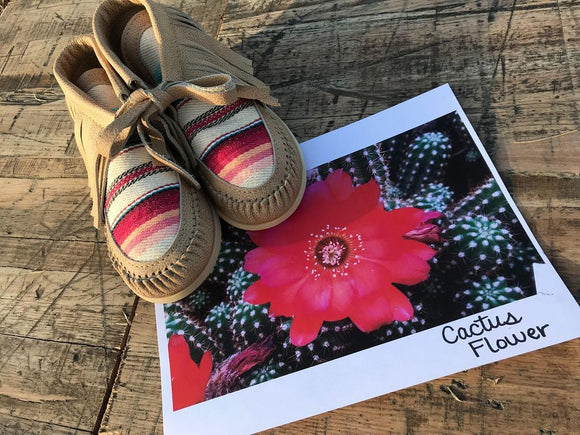 New Cactus Flower Moccasin