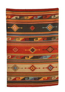 New Kilim 2X3 Rug Arrow Stripe