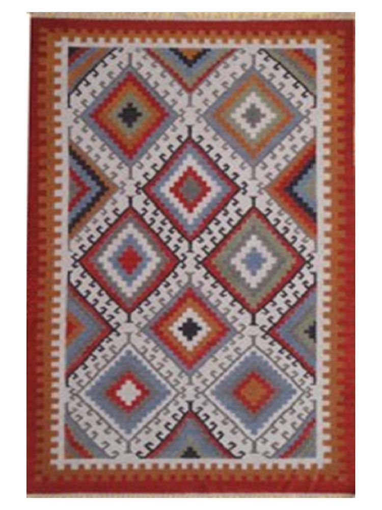 Diamond Patchwork Kilim Rug - 3' x 5'