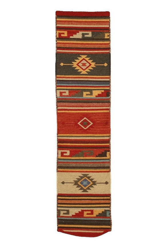 New Kilim 12X60 Runner Oklahoma Sunset