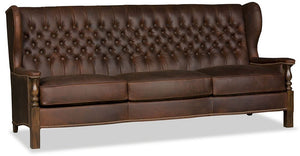 Tufted Sofa With Relic Finish And 1 Small Z Finish Nailhead L2-L1667-97