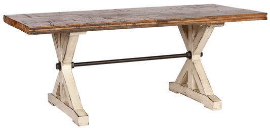 Reclaimed Railroad Floor Table