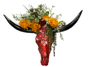 Longhorn Skull Floral Arrangement - I