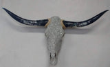 Reflective Fireglass Embellished Steer Skulls Regular 3'-4' Span