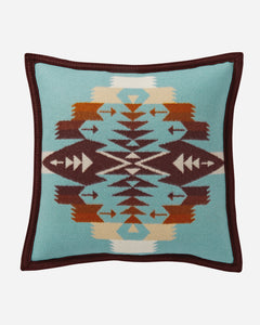 Tucson Aqua Throw Pillow