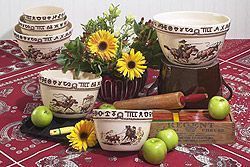 Rodeo Pattern Large Mixing Bowl