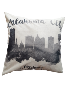 Oklahoma City Skyline *Limited Edition* Pillow Cover