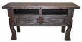 Dark Yugo Console Sofa Table