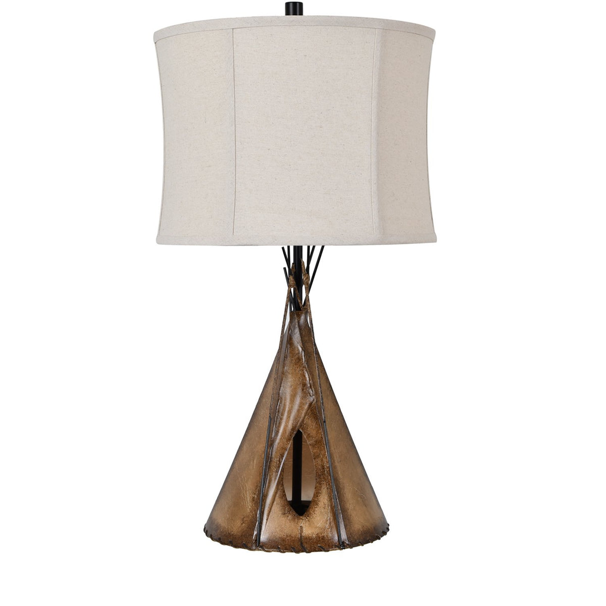 Teepee Table Lamp w/ Shade