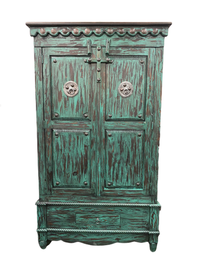 La Quinta Turquoise Armoire