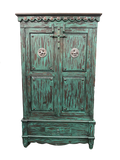 La Quinta Turquoise Armoire