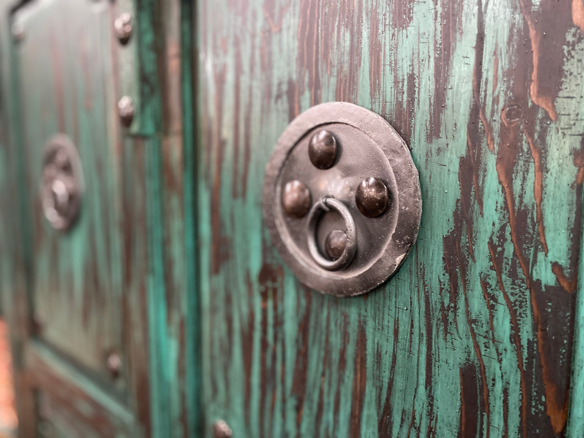 La Quinta Turquoise Armoire