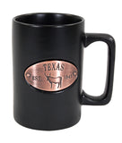 Copper Medallion Mug (Matte Black)